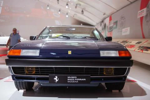 Ferrari 400 automatic exhibited at Enzo Ferrari Museum Stock Photos