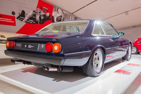 Ferrari 400 automatic exhibited at Enzo Ferrari Museum Stock Photos