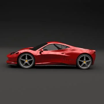 Ferrari 458 italia restyled 3D Model