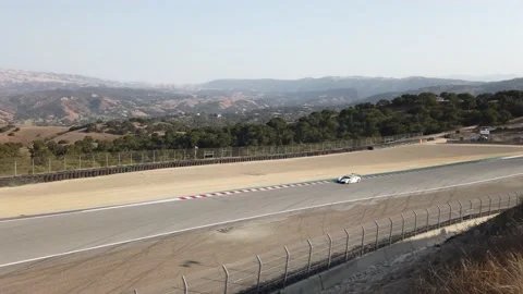 Ferrari 488 Laguna Seca Stock Footage 140281722