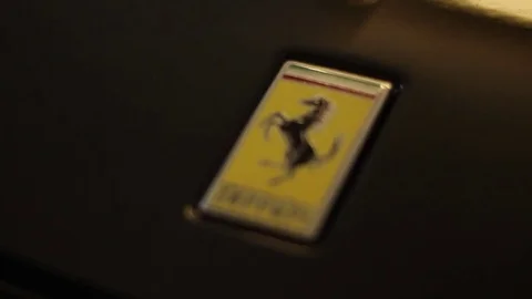 Ferrari Badge 動画素材 76627881