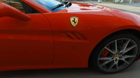 Ferrari California Video stock 93674910