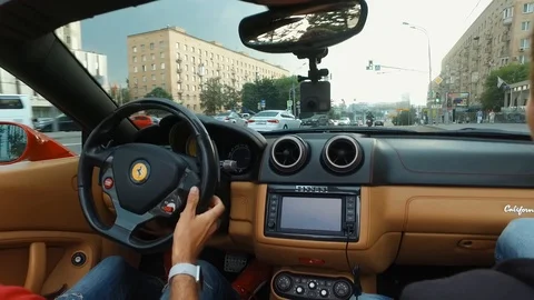 Ferrari California Video stock 93674988