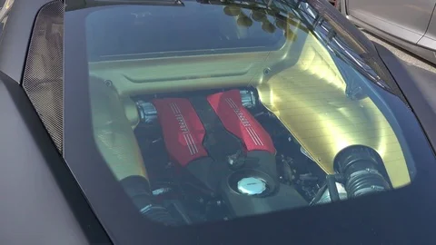 Ferrari Car Engine 動画素材 71474548