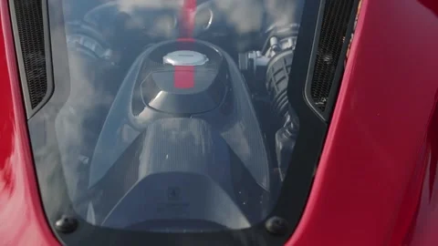 Ferrari detail Stock Footage 143481849