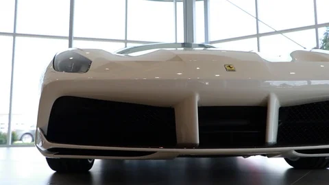 Ferrari Front End Stock Footage 94427247