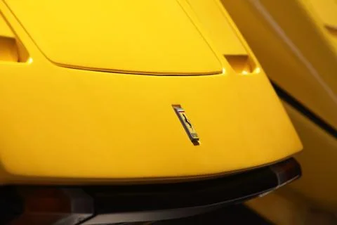 Ferrari gialla Foto stock