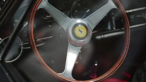 Ferrari Handlebar Stock Footage 143481483