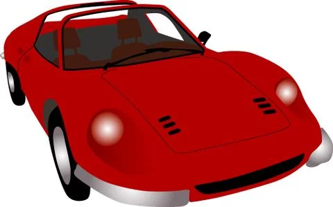 Ferrari Stock Illustration