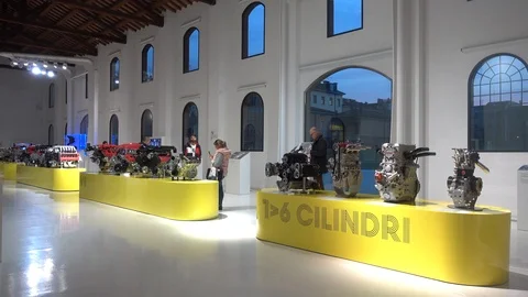 Ferrari museum timelapse Stock Footage 102828367