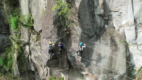 Via Ferrata1 Stock Footage 252365327