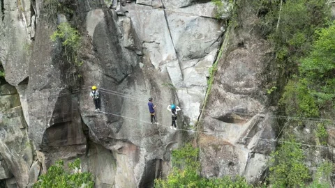 Via Ferrata9 Stock Footage 252365740