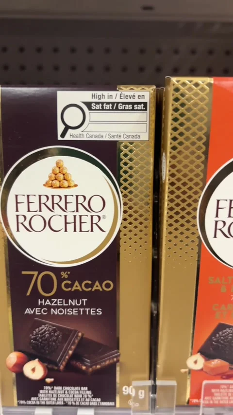 Ferrero Rocher premium chocolate bars Stock-Footage 337849019