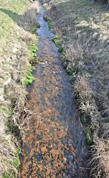 Ferric thermal stream Stock-Fotos