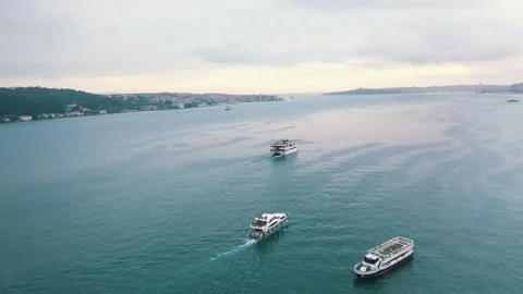 Ferries and Islands Stock Footage 146359659