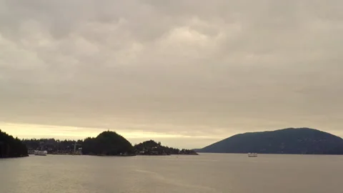 Ferries on BC coast Stock Footage 139529379