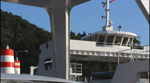 Ferries passing Stock Footage 32425561