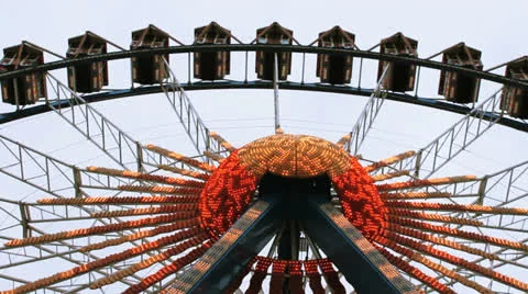 Ferris wheel 11 Video stock 22678011