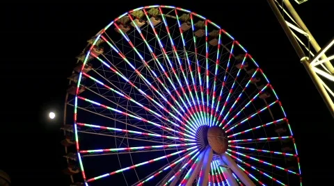 Ferris wheel 2 Stock Footage 583525