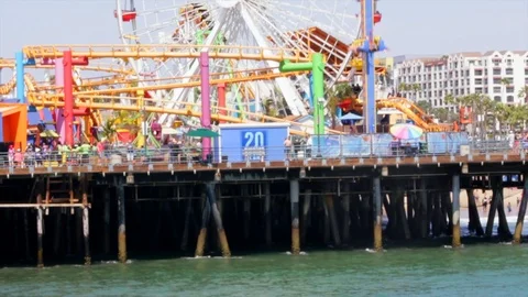 Ferris Wheel 3 Stock Footage 93592660
