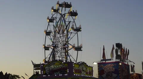 Ferris wheel 62015 Stock Footage 52690029