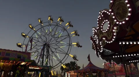 Ferris wheel 72015 Video stock 52690056