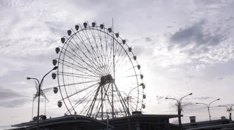 Ferris Wheel Afternoon Stock Footage 33624723
