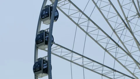 Ferris wheel against the sky Stock Footage 102172532