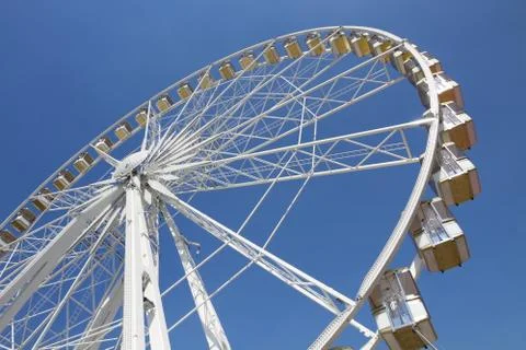 Ferris wheel in an amusement park Stock Photos