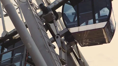 Ferris Wheel attraction. Stock Footage 153371703