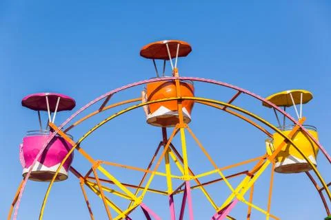 Ferris Wheel Blue Sky Stock Photos
