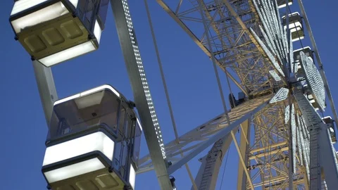 Ferris Wheel Booths Stock Footage 92736734