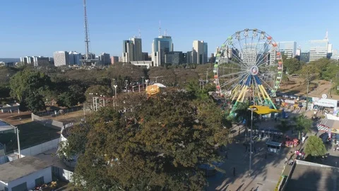 Ferris wheel brasilia  Stock Footage 101863737