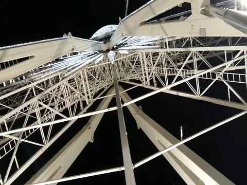 The Ferris wheel - Budapest Eye Stock Footage 122290162