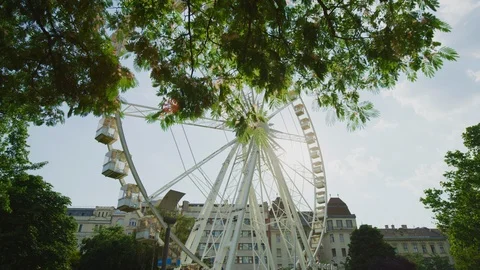 Ferris Wheel in Budapest Stock-Footage 99796546