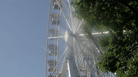 Ferris Wheel of Budapest Stock Footage 218630734
