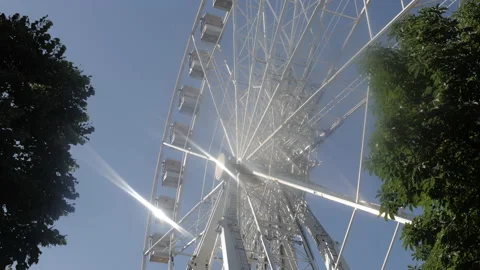 Ferris Wheel of Budapest Stock Footage 218634569