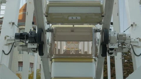 Ferris Wheel Cabins Stock Footage 122218491