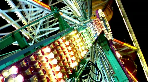 Ferris Wheel at a Carnival Stock Footage 373426