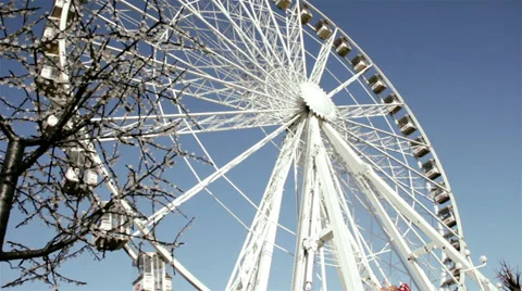 Ferris Wheel -Carnival Stock Footage 33840319