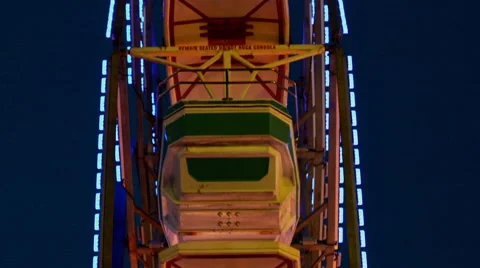 Ferris Wheel Carts 스톡 동영상 46625794