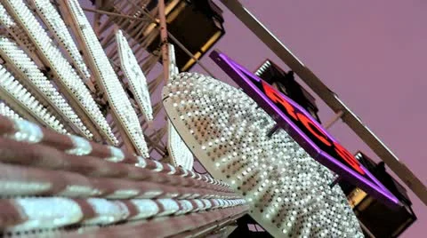 Ferris Wheel Close Up 스톡 동영상 12202135