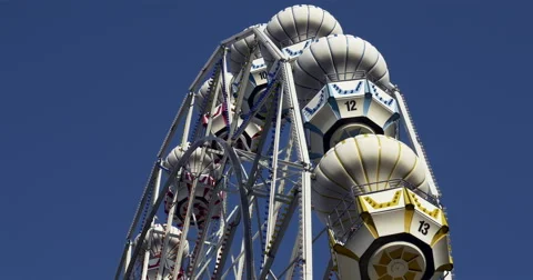 Ferris wheel close up Stock Footage 56285512