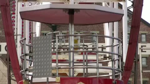 Ferris Wheel close up lockdown Video stock 22384970