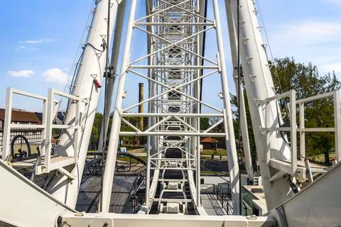 Ferris wheel close up Stock Photos