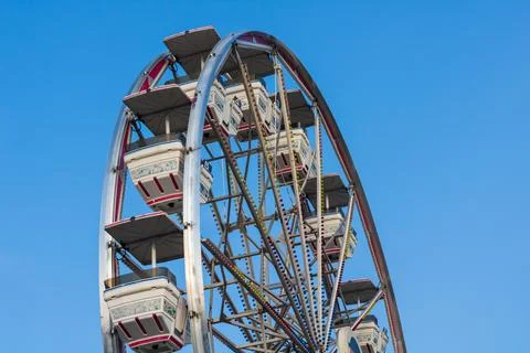 Ferris Wheel closeup 库存照片