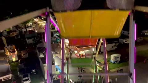 Ferris Wheel - County Fair Stock Footage 248231768
