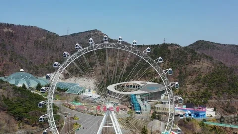 Ferris wheel of Dalian, China Stock-Footage 152122659