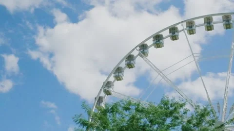 Ferris wheel day stopped generic Stock Footage 340876644