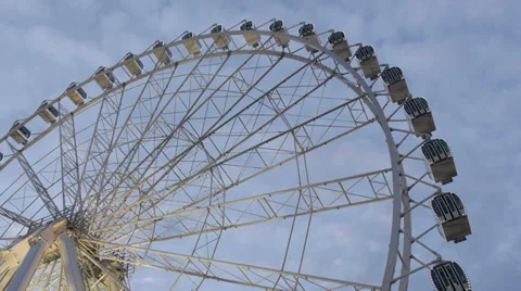 Ferris Wheel in the evening Stock Footage 32325925